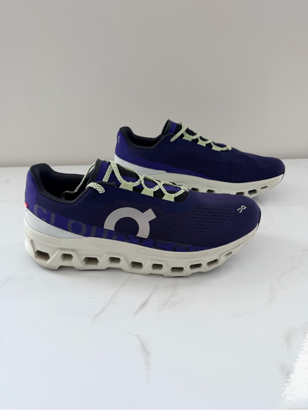 On Cloudmonster Mens Size 12.5 Purple Low Top Running Shoes